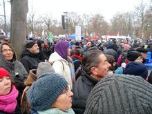 Blick über die Kundgebung