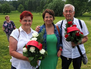 Monika Schömmel, Katharina Slanina, Peter Schömmel (v.l.)